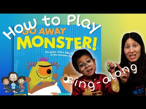 Go Away Monster! | Board Game Songs for Kids | Sing-Along How to Play