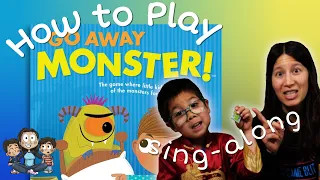 Go Away Monster! | Board Game Songs for Kids | Sing-Along How to Play