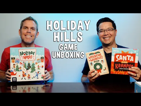 Unboxing Holiday Hills - Christmas Decorating Board Game