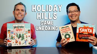 Unboxing Holiday Hills - Christmas Decorating Board Game