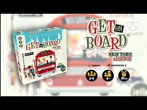 🗽🚍 Get On Board le jeu 🎲 en expli-partie à New-York 🗽🚍