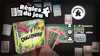 🃏CHALLENGERS🃏 règle du jeu en français présentée par #expliquemoica #ZMANGAMES