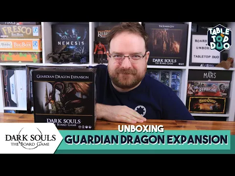 Dark Souls Boardgame Guardian Dragon Expansion Unboxing
