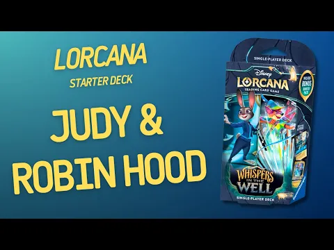 Disney Lorcana Whispers in the Well Starter Deck - Sapphire & Steel | Inside with João Ricardo Ep839