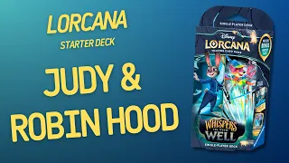 Disney Lorcana Whispers in the Well Starter Deck - Sapphire & Steel | Inside with João Ricardo Ep839