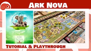 Ark Nova - 2p - Tutorial e partita completa con discussione finale
