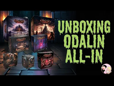 Unboxing Odalin Dungeons of Doom All-In Painted + Sundrop | Jake & Cierra React