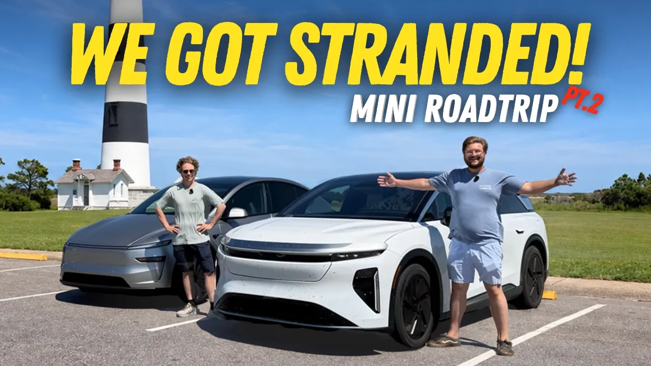 Lucid Gravity & Tesla Model Y L - Packed Up & Heading Through The Outer Banks