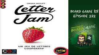 Board Game 101 (EP232) Letter Jam - Règles et critique