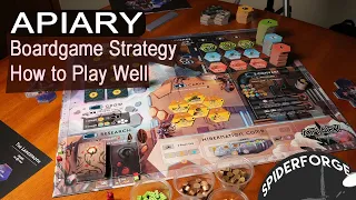 Apiary - Boardgame Strategy Tips and How to Play Well in 15 min