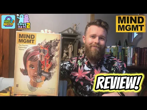 Mind MGMT - Review Plus Solo/Co-Op Explanation | Off The Page Games - Hard 2 Master #boardgamereview