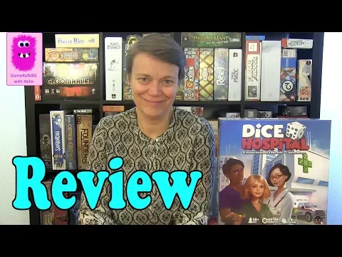 Dice Hospital, Review & Rules Overview (In English, board game)