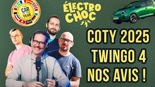 Twingo 2025 : future référence électrique ? Et qui décrochera le titre de Voiture de l’Année 2026 ?