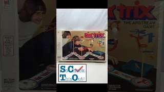 This game BLOWS! Milton Bradley vintage Air Trix airstream game - Do trick with a stream of aim