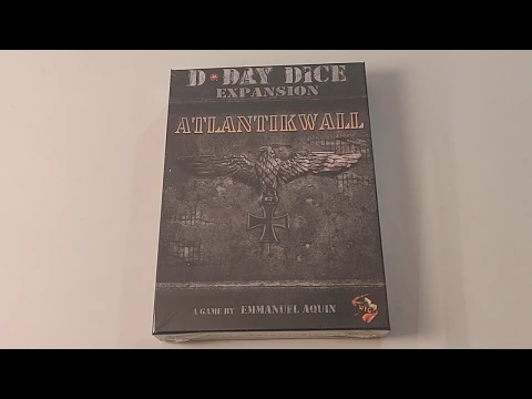 D-Day Dice (Second edition) Atlantikwall Expansion - Unboxing
