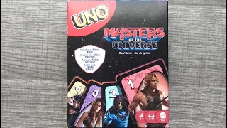 UNO Masters of the Universe Live-Action Movie Card Game