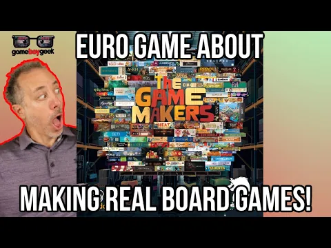 The Game Makers Board Game Review - Make Real Board Games!