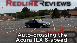 Auto-crossing the Acura ILX 6-speed