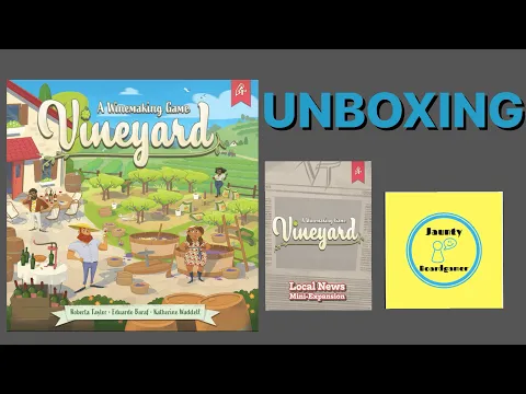 Vineyard (w/ Local News Mini Expansion) - UNBOXING