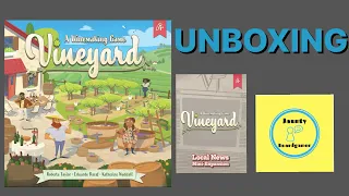 Vineyard (w/ Local News Mini Expansion) - UNBOXING