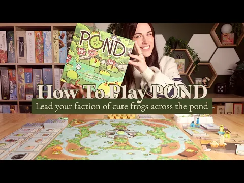 How To Play POND! | Lead your faction of adorable frog meeples across the pond!