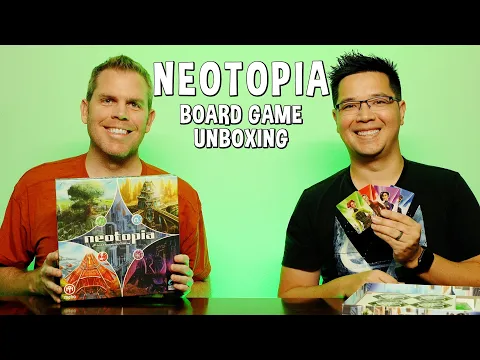 Unboxing Neotopia - Futuristic City Tile Placement Board Game
