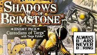 Custodians of Targa with Targa Pylons | Shadows of Brimstone Enemy Pack Unboxing & Review