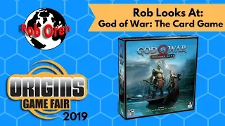 Origins 2019: Rob Looks at God of War: The Card Game