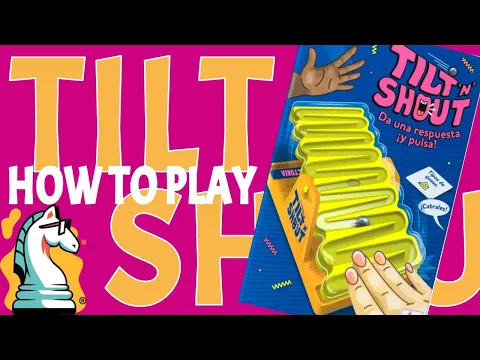 Learn to Play Tilt N Shout - Yell Out Answers Fast in this Party Game