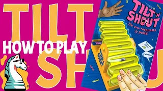 Learn to Play Tilt N Shout - Yell Out Answers Fast in this Party Game