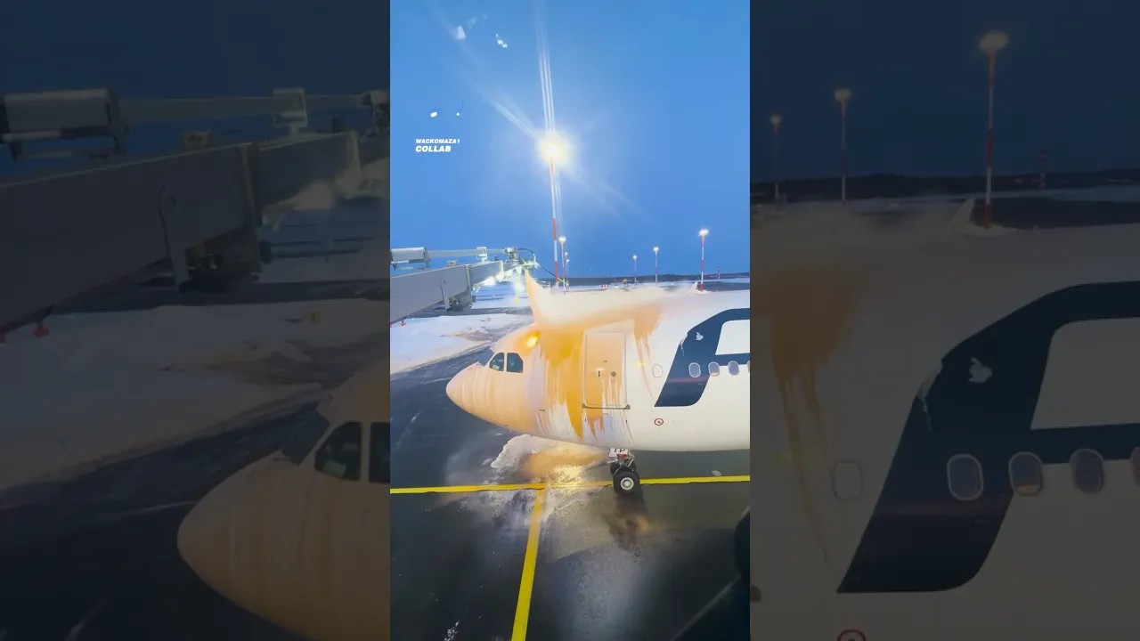 It’s like a spa day for planes! 🤣 #planes #aircraft #flying