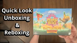 Mindbug: Battlefruit Kingdom - Card Game Unboxing & Reboxing - What's in the Box?