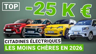 Top des Citadines électriques abordables en 2026 !