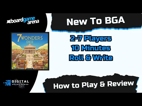 New to BGA: 7 Wonders Dice — Is It Worth Your Time? How to Play & review on BGA