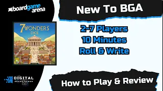 New to BGA: 7 Wonders Dice — Is It Worth Your Time? How to Play & review on BGA