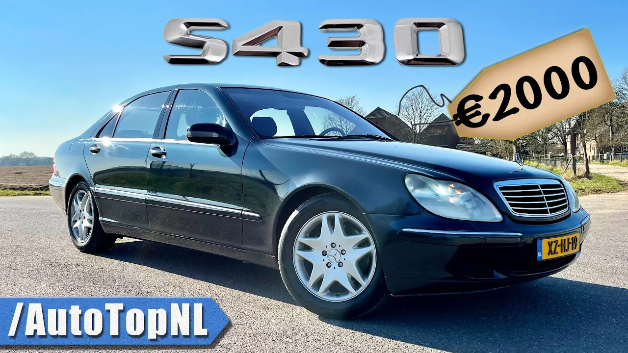 1999 Mercedes S430 LWB W220 | 250 KM/H Review on AUTOBAHN by AutoTopNL