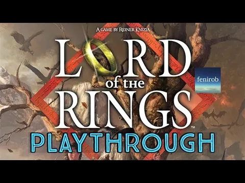 Lord Of The Rings: The Confrontation Board Game I Playthrough