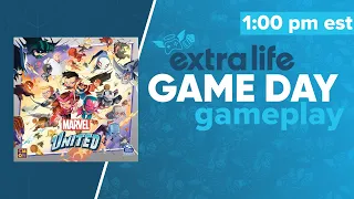Extra Life Game Day Marvel United "The Marvels" vs Dar-Been Gameplay