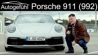 all-new Porsche 911 REVIEW with racetrack driving Hockenheimring Porsche 992 - Autogefühl