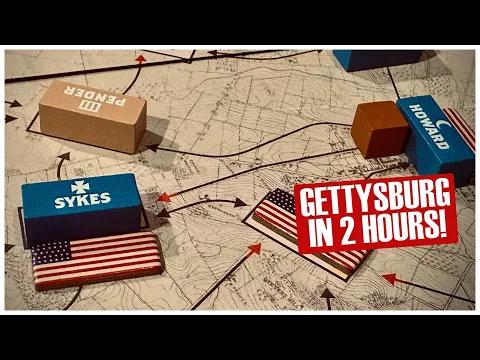 Gettysburg A Time for Heroes First Look & Overview | American Civil War Wargame | Worthington Pub.