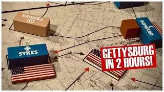 Gettysburg A Time for Heroes First Look & Overview | American Civil War Wargame | Worthington Pub.