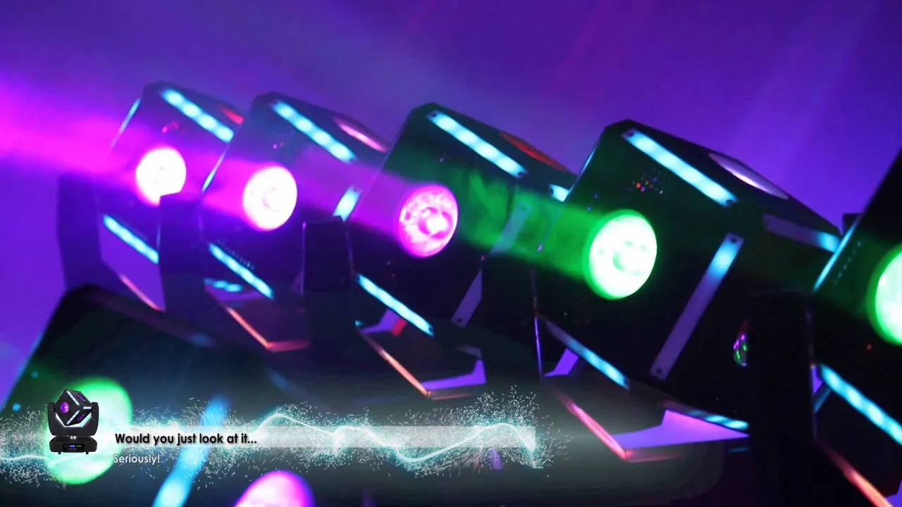 Product video thumbnail for Blizzard Snake Eyes Moving Head 360-Watt LED Light