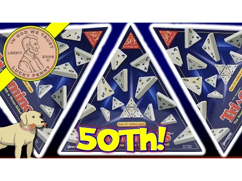 Tri-Ominoes 50th Anniversary The Domino Family Game With A Twist!