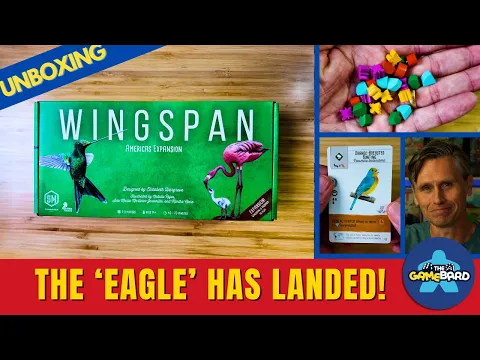 Wingspan Americas Expansion Unboxing: Hummingbirds, Boards, and New Bits!
