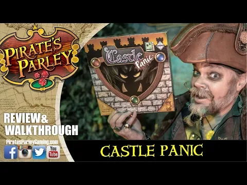 Pirates play! CASTLE PANIC Board Game - "Pirate's Parley Gaming"