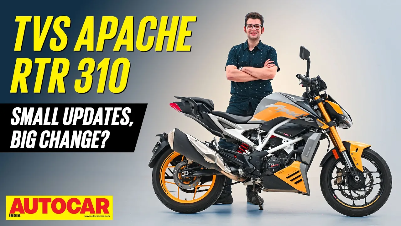 TVS Apache RTR 310 - Small updates look to make a big change | Road Test | @autocarindia1