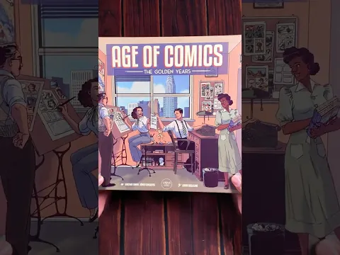 Age of Comics: The Golden Years Unboxing! Comic Book Empire Building #AgeOfComics #boardgames