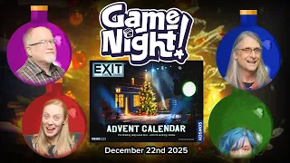 GameNight! 24 Days of Christmas Day 22 - Exit: The Game Advent Calendar - The Missing Hollywood Star