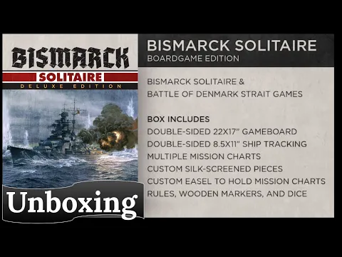 Bismarck Solitaire Deluxe Edition (2023): Unboxing
