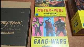 Cyberpunk 2077 Board Game - 3DHD, Gang Wars, Motor Pool expansions